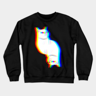 Cat Prism Crewneck Sweatshirt